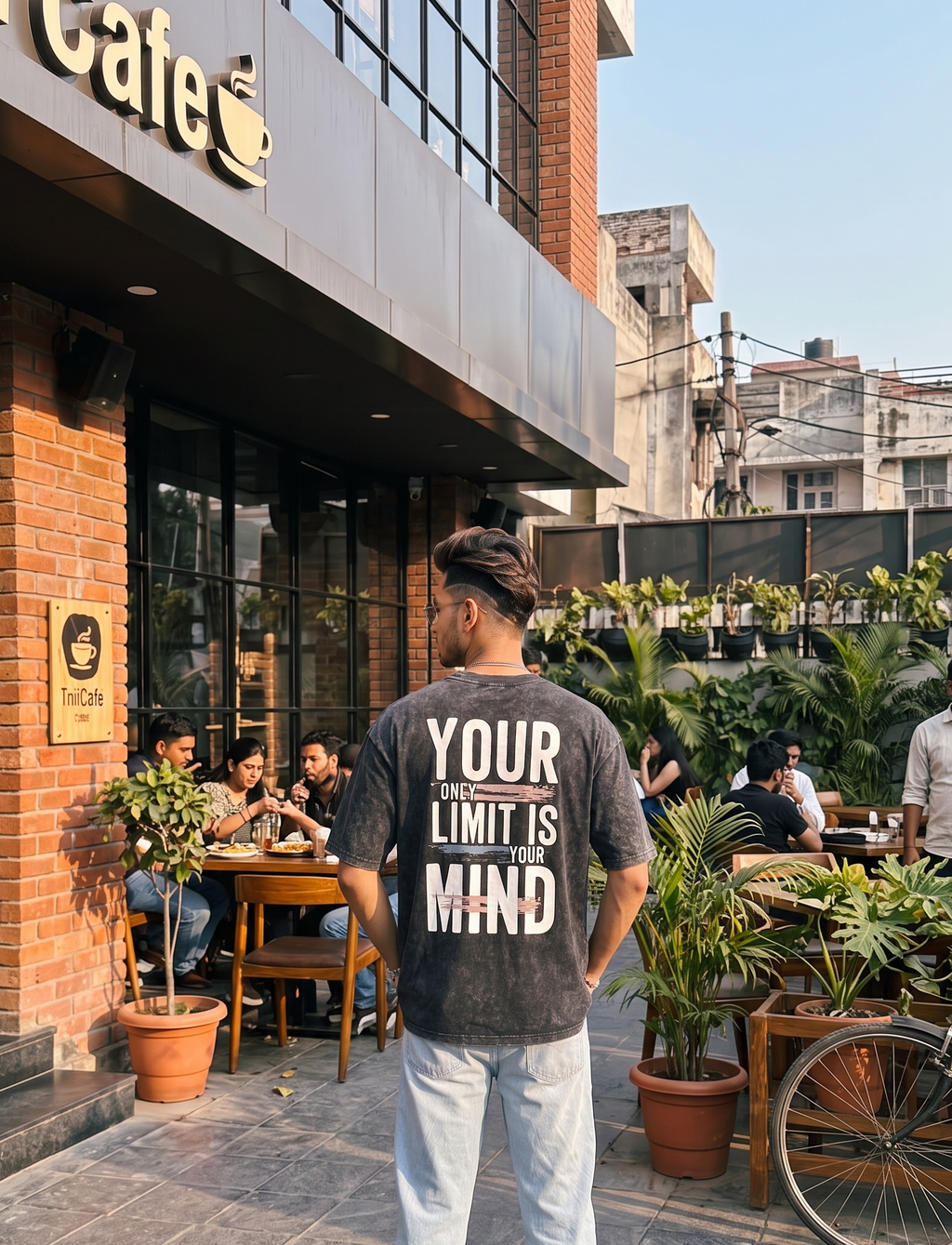 LIMITLESS MIND" Heavyweight Oversized T-Shirt