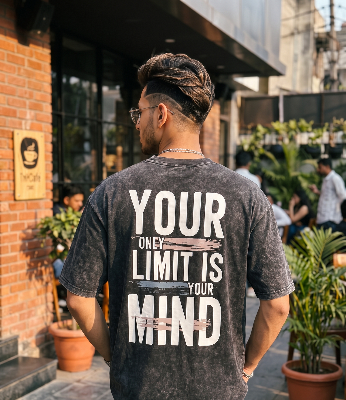 LIMITLESS MIND" Heavyweight Oversized T-Shirt