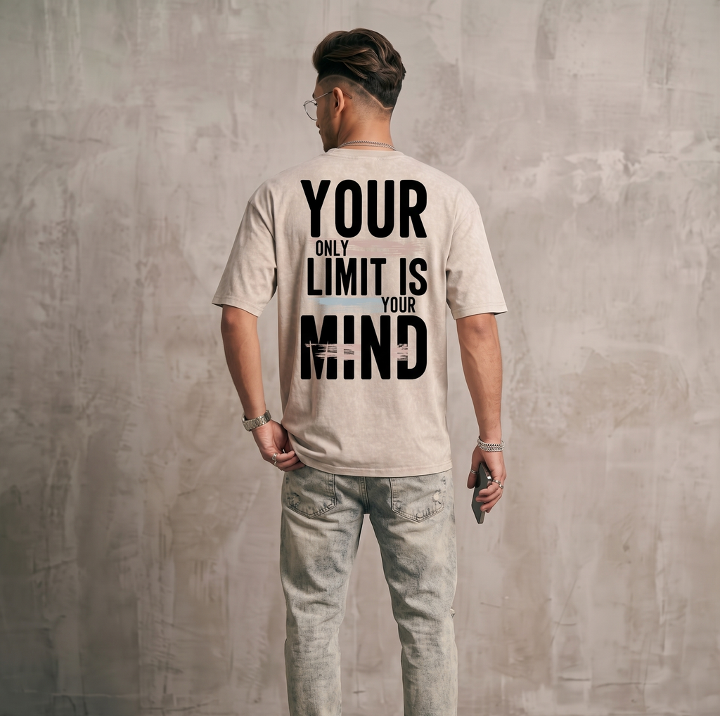 LIMITLESS MIND" Heavyweight Oversized T-Shirt