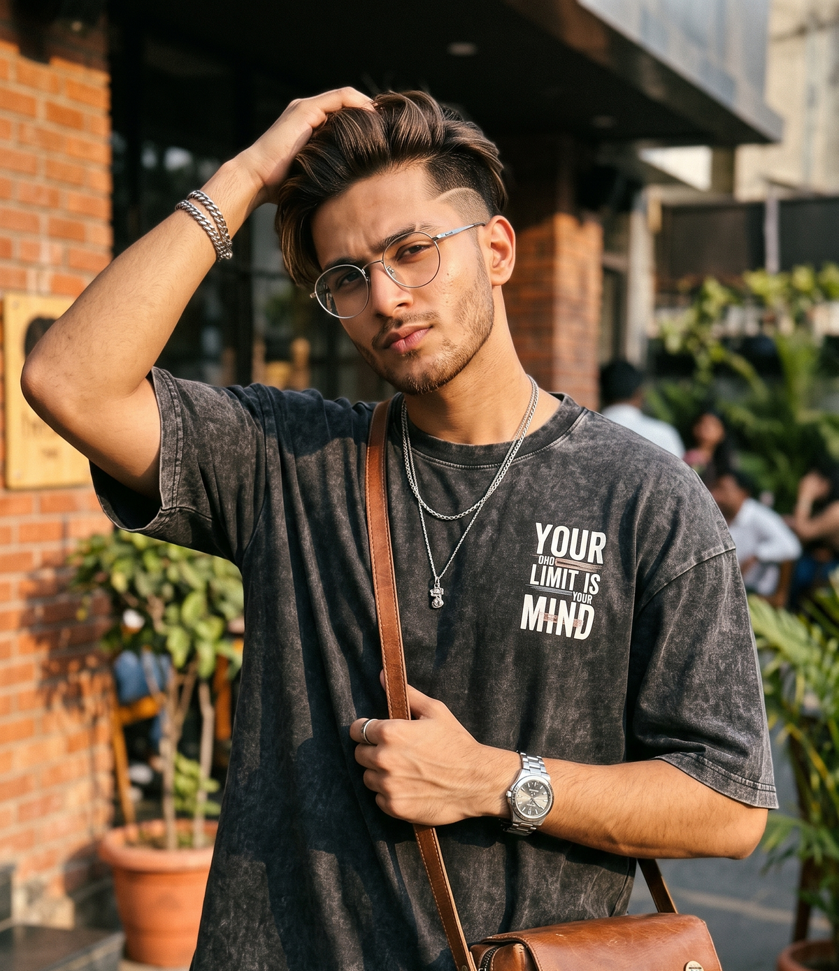 LIMITLESS MIND" Heavyweight Oversized T-Shirt