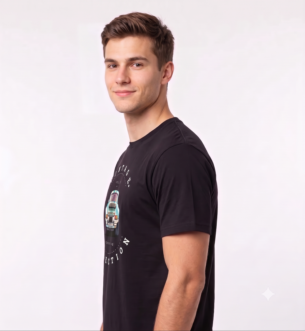 Classic Black Porsche Car T-Shirt