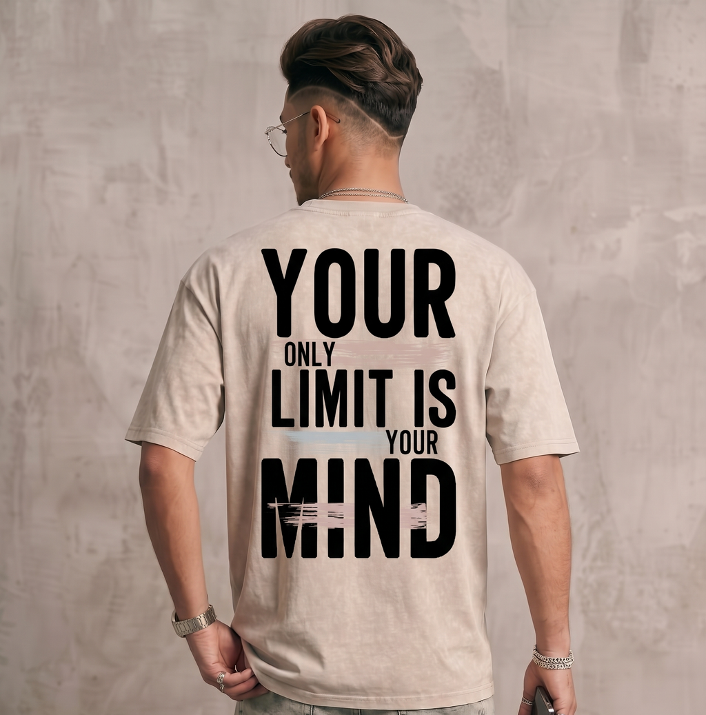 LIMITLESS MIND" Heavyweight Oversized T-Shirt