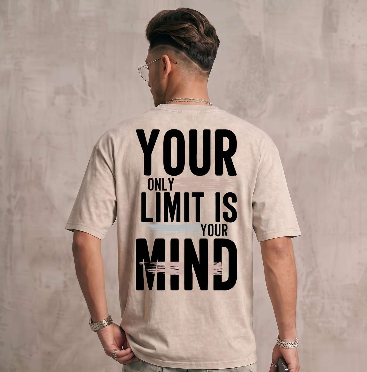 LIMITLESS MIND" Heavyweight Oversized T-Shirt