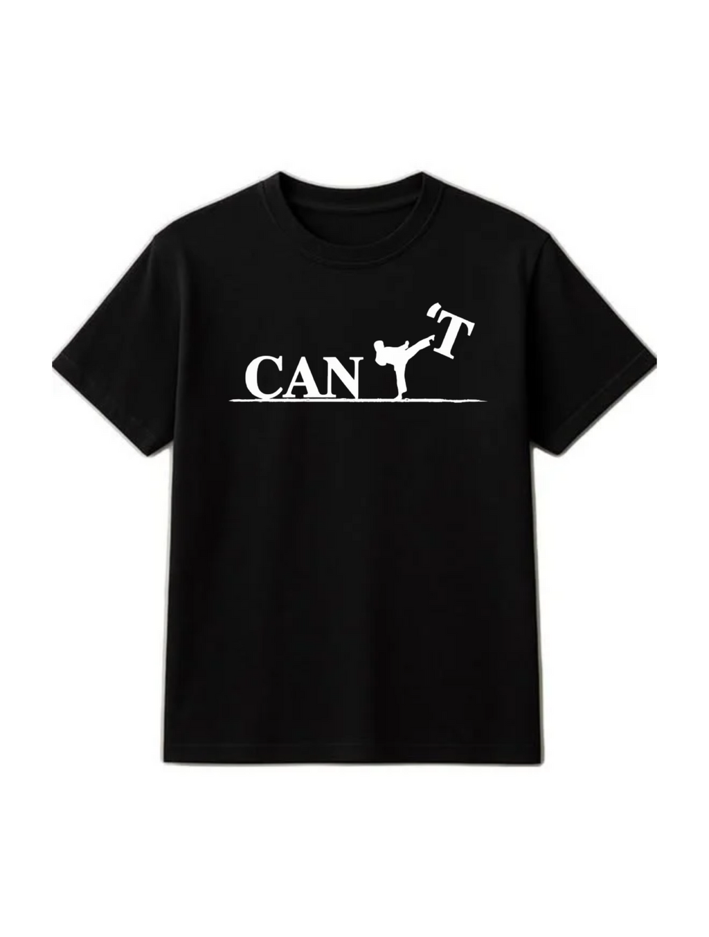 "CAN" Overcoming Limits Graphic Tee – Premium Heavyweight Black T-Shirt