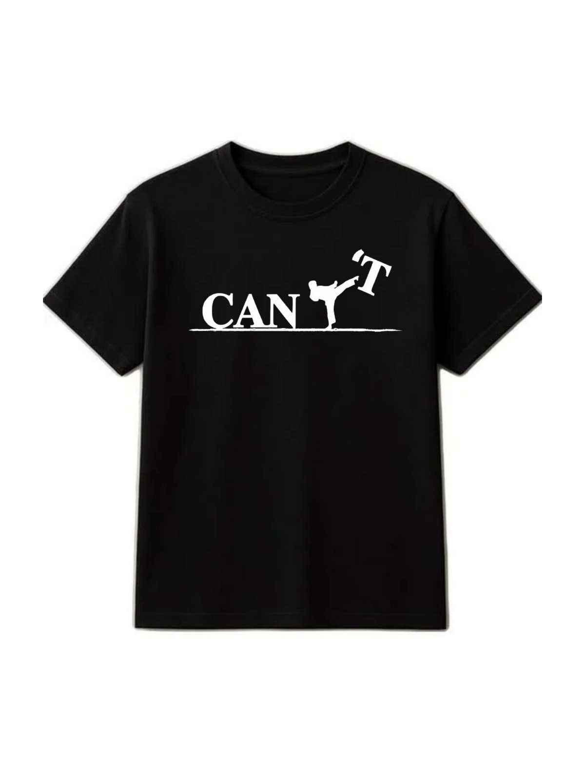 "CAN" Overcoming Limits Graphic Tee – Premium Heavyweight Black T-Shirt