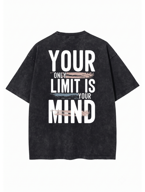 LIMITLESS MIND" Heavyweight Oversized T-Shirt